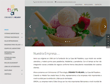 Tablet Screenshot of creandotuhelado.com